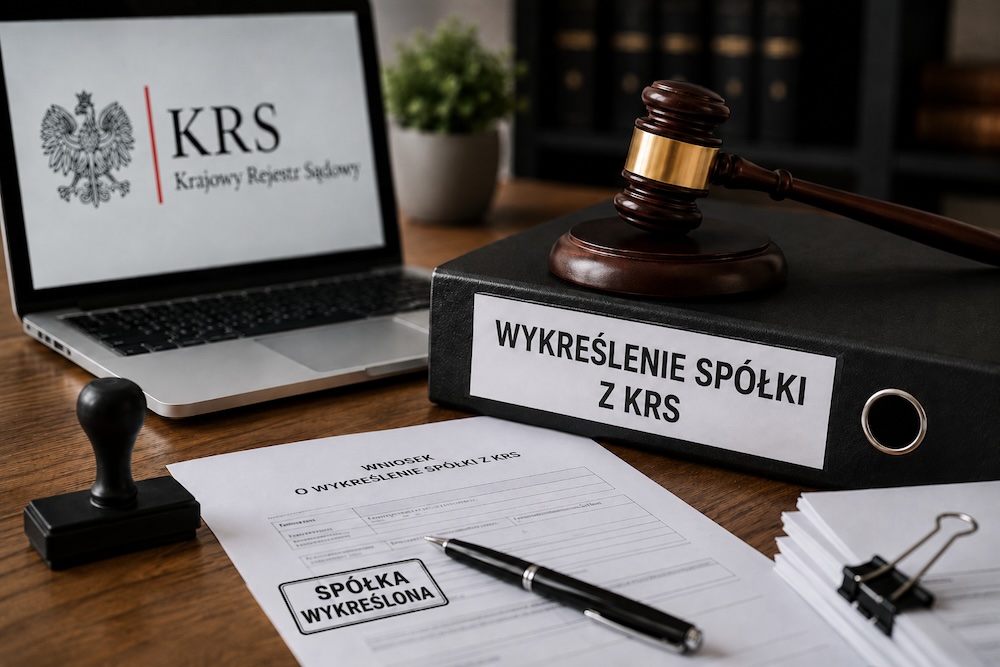 Wykreślenie spółki z KRS krok po kroku – jak bezpiecznie zakończyć byt prawny firmy?